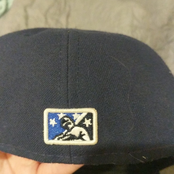Blue Wahoo's minor league baseball hat - Picture 3 of 5